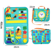 New Busy Book Children's Busy Board Dressing And Buttoning Learning Baby Early Education Preschool Sensory Learning Toy - TRADINGSUSAENew Busy Book Children's Busy Board Dressing And Buttoning Learning Baby Early Education Preschool Sensory Learning ToyTRADINGSUSA