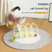 Foldable Cat Tunnel Telescopic Maze Toy - TRADINGSUSAMouse Feather ModelFoldable Cat Tunnel Telescopic Maze ToyTRADINGSUSA