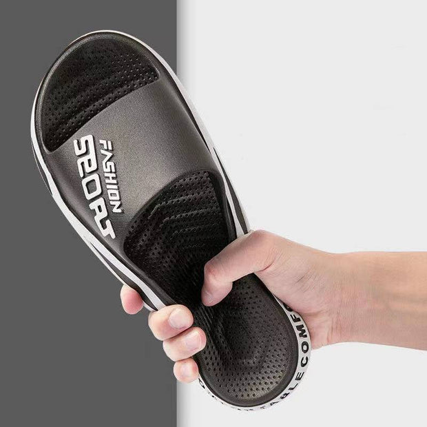 Non-slip Beach Bathroom Slippers Unisex Summer Shoes - TRADINGSUSAWhite36to37Non-slip Beach Bathroom Slippers Unisex Summer ShoesTRADINGSUSA