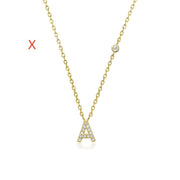 26 Letter Pendant Necklace Simple And Compact - TRADINGSUSAXGold26 Letter Pendant Necklace Simple And CompactTRADINGSUSA