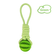 Dog Toys Balls Interactive Treat Rope Rubber Leaking Balls For Small Medium Dogs Chewing Bite Resistant Pet Tooth Cleaning - TRADINGSUSAGreenDog Toys Balls Interactive Treat Rope Rubber Leaking Balls For Small Medium Dogs Chewing Bite Resistant Pet Tooth CleaningTRADINGSUSA