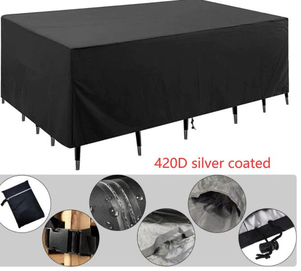 Outdoor Garden Patio Sofa Chair Cover - TRADINGSUSA420D Silver Coated Waterproof123x123x74cmOutdoor Garden Patio Sofa Chair CoverTRADINGSUSA