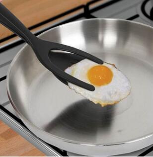 2 In 1 Grip And Flip Tongs Egg Spatula Tongs Clamp Pancake Fried Egg French Toast Omelet Overturned Kitchen Accessories - TRADINGSUSAGrey2 In 1 Grip And Flip Tongs Egg Spatula Tongs Clamp Pancake Fried Egg French Toast Omelet Overturned Kitchen AccessoriesTRADINGSUSA
