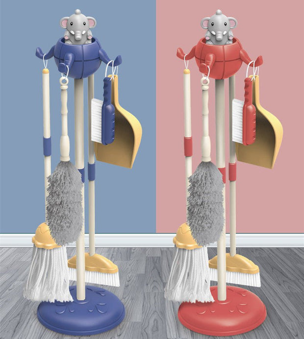 Kids Housework Tool Toys Plastic Cartoon Pretend Play Cleaning Broom Mop Brush Set Educational Toys For Children Gift - TRADINGSUSAPinkKids Housework Tool Toys Plastic Cartoon Pretend Play Cleaning Broom Mop Brush Set Educational Toys For Children GiftTRADINGSUSA