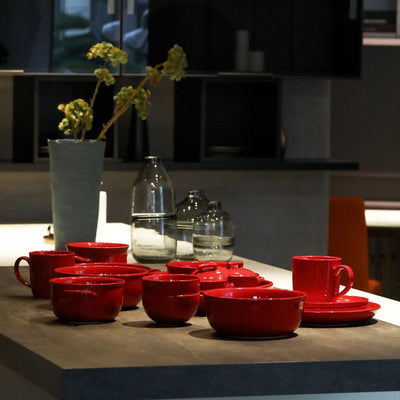 Luxury Red Glaze Ceramic Dinner Sets Kitchen - TRADINGSUSARed MarketLuxury Red Glaze Ceramic Dinner Sets KitchenTRADINGSUSA