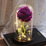 Mothers Day Wedding Favors Bridesmaid Gift Immortal Simulation Rose Glass Cover Luminous Led Ornament - TRADINGSUSACMothers Day Wedding Favors Bridesmaid Gift Immortal Simulation Rose Glass Cover Luminous Led OrnamentTRADINGSUSA