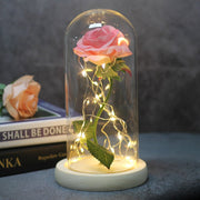 Mothers Day Wedding Favors Bridesmaid Gift Immortal Simulation Rose Glass Cover Luminous Led Ornament - TRADINGSUSAIMothers Day Wedding Favors Bridesmaid Gift Immortal Simulation Rose Glass Cover Luminous Led OrnamentTRADINGSUSA