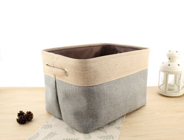 Nordic Fabric Storage Box Without Cover Imitation Cotton And Linen Folding Storage Box - TRADINGSUSAGreyLNordic Fabric Storage Box Without Cover Imitation Cotton And Linen Folding Storage BoxTRADINGSUSA