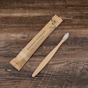 Flat Bamboo Toothbrush Kraft Paper Bag Toothbrush - TRADINGSUSAWhite1PCSFlat Bamboo Toothbrush Kraft Paper Bag ToothbrushTRADINGSUSA