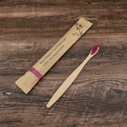 Flat Bamboo Toothbrush Kraft Paper Bag Toothbrush - TRADINGSUSAPurple1PCSFlat Bamboo Toothbrush Kraft Paper Bag ToothbrushTRADINGSUSA