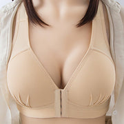Large Size Front Button Comfort Gathers Breathable Thin Non-Wire Bra - TRADINGSUSABeige36 80 BCLarge Size Front Button Comfort Gathers Breathable Thin Non-Wire BraTRADINGSUSA