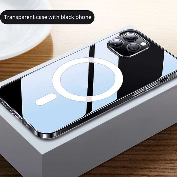 Magnetic iPhone Case Anti-drop Transparent Protective Cover - TRADINGSUSAMagnetic transparentApple 11AMagnetic iPhone Case Anti-drop Transparent Protective CoverTRADINGSUSA
