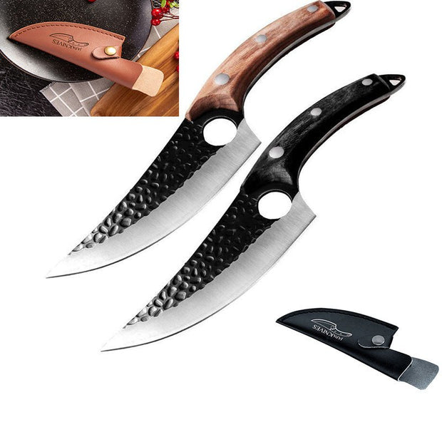 Slaughter Cutting Meat Boning Small Scimitar Special Skinning Killing Pigs Butcher - TRADINGSUSASheathBlack BrownQ1setSlaughter Cutting Meat Boning Small Scimitar Special Skinning Killing Pigs ButcherTRADINGSUSA