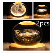 LED Night Light Galaxy Crystal Ball Table Lamp 3D Planet Moon Lamp Bedroom Home Decor For Kids Party Children Birthday Gifts - TRADINGSUSASolid Wood SeatSet39USBLED Night Light Galaxy Crystal Ball Table Lamp 3D Planet Moon Lamp Bedroom Home Decor For Kids Party Children Birthday GiftsTRADINGSUSA