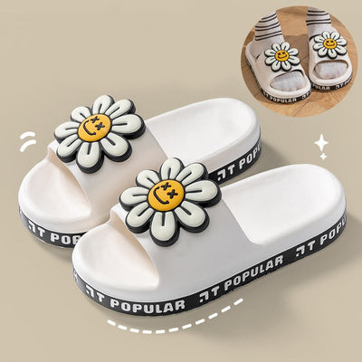 Summer Flower Slippers Women New Fashion Letter Garden Shoes Indoor Anti-Slip Floor Bathroom Bathing Home Slipper - TRADINGSUSAWhite36to37Summer Flower Slippers Women New Fashion Letter Garden Shoes Indoor Anti-Slip Floor Bathroom Bathing Home SlipperTRADINGSUSA