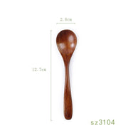 Solid Wood Spoon Japanese Honey Spoon - TRADINGSUSA12 StyleSolid Wood Spoon Japanese Honey SpoonTRADINGSUSA