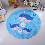 Round Floor Crawling Mat for Baby Room Decoration Play Mats Carpet Blanket Kids Toys Storage Bag - TRADINGSUSABlue whale1.5mRound Floor Crawling Mat for Baby Room Decoration Play Mats Carpet Blanket Kids Toys Storage BagTRADINGSUSA