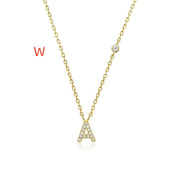 26 Letter Pendant Necklace Simple And Compact - TRADINGSUSAWGold26 Letter Pendant Necklace Simple And CompactTRADINGSUSA