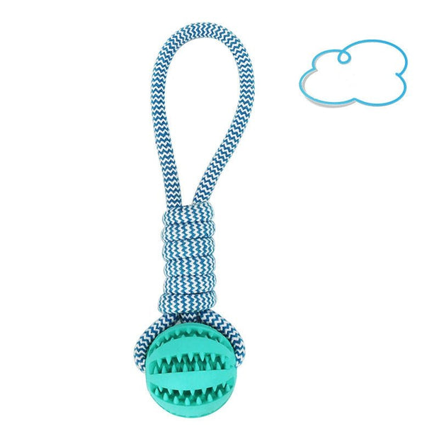 Dog Toys Balls Interactive Treat Rope Rubber Leaking Balls For Small Medium Dogs Chewing Bite Resistant Pet Tooth Cleaning - TRADINGSUSABlueDog Toys Balls Interactive Treat Rope Rubber Leaking Balls For Small Medium Dogs Chewing Bite Resistant Pet Tooth CleaningTRADINGSUSA