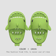 Shark Slippers With Drain Holes Shower Shoes For Women Quick Drying Eva Pool Shark Slides Beach Sandals With Drain Holes - TRADINGSUSAApple green36to37Shark Slippers With Drain Holes Shower Shoes For Women Quick Drying Eva Pool Shark Slides Beach Sandals With Drain HolesTRADINGSUSA