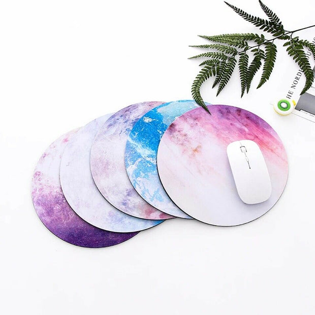Space Round Mouse Pad PC Gaming Non Slip Mice Mat For Laptop Notebook Computer Gaming Mouse Pad - TRADINGSUSAEarthSpace Round Mouse Pad PC Gaming Non Slip Mice Mat For Laptop Notebook Computer Gaming Mouse PadTRADINGSUSA