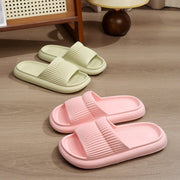 Solid Striped Design Home Slippers Women Men Fashion House Shoes Non-slip Floor Bathroom Slippers For Couple - TRADINGSUSAPink36to37Solid Striped Design Home Slippers Women Men Fashion House Shoes Non-slip Floor Bathroom Slippers For CoupleTRADINGSUSA