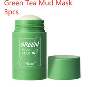 Cleansing Green Tea Mask Clay Stick Oil Control Anti-Acne Whitening Seaweed Mask Skin Care - TRADINGSUSAGreen Tea Mud Mask 3pcsCleansing Green Tea Mask Clay Stick Oil Control Anti-Acne Whitening Seaweed Mask Skin CareTRADINGSUSA