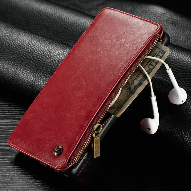 Leather case flip phone case - TRADINGSUSARedLeather case flip phone caseTRADINGSUSA