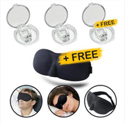Silicone Magnetic Anti Snore Stop Snoring Nose Clip Sleep Tray Sleeping Aid Apnea Guard Night Device - TRADINGSUSA3pcs1maskSilicone Magnetic Anti Snore Stop Snoring Nose Clip Sleep Tray Sleeping Aid Apnea Guard Night DeviceTRADINGSUSA