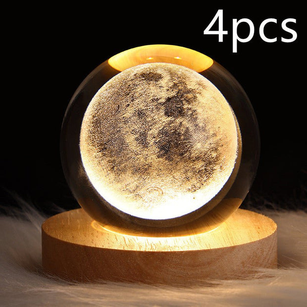 LED Night Light Galaxy Crystal Ball Table Lamp 3D Planet Moon Lamp Bedroom Home Decor For Kids Party Children Birthday Gifts - TRADINGSUSASolid Wood SeatSet31USBLED Night Light Galaxy Crystal Ball Table Lamp 3D Planet Moon Lamp Bedroom Home Decor For Kids Party Children Birthday GiftsTRADINGSUSA