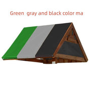 Color-blocking outdoor children's playground canopy cover - TRADINGSUSAGreen gray and black color maColor-blocking outdoor children's playground canopy coverTRADINGSUSA