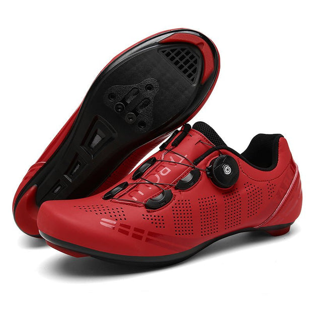 Breathable Cycling Shoes For Men Outdoor Sports Bike Sneakers Women Bicycle Shoes Road Cleats Sneakers Zapatillas Ciclismo - TRADINGSUSA Highway Red 38 Breathable Cycling Shoes For Men Outdoor Sports Bike Sneakers Women Bicycle Shoes