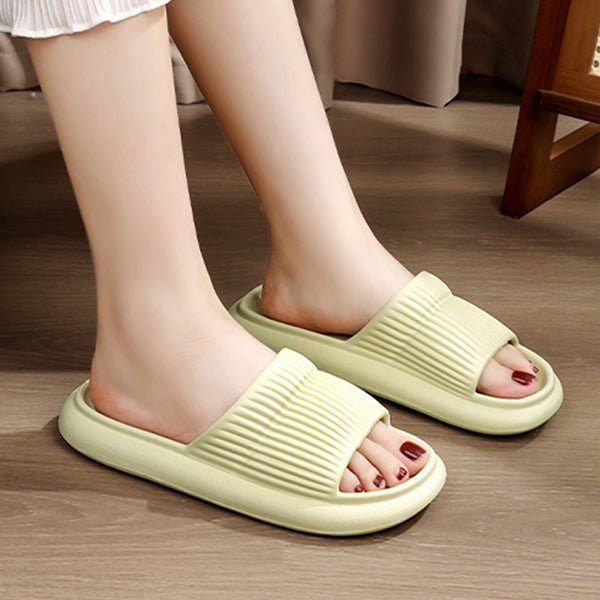 Solid Striped Design Home Slippers Women Men Fashion House Shoes Non-slip Floor Bathroom Slippers For Couple - TRADINGSUSAPink36to37Solid Striped Design Home Slippers Women Men Fashion House Shoes Non-slip Floor Bathroom Slippers For CoupleTRADINGSUSA