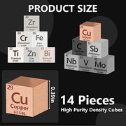 Element Collections Hobbies Pure Tungsten Cube Iron Aluminum Bismuth