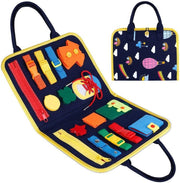 New Busy Book Children's Busy Board Dressing And Buttoning Learning Baby Early Education Preschool Sensory Learning Toy - TRADINGSUSAStyle 2New Busy Book Children's Busy Board Dressing And Buttoning Learning Baby Early Education Preschool Sensory Learning ToyTRADINGSUSA
