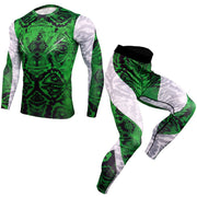 Gym suit sports suit - TRADINGSUSASnake Eye greenXXLGym suit sports suitTRADINGSUSA
