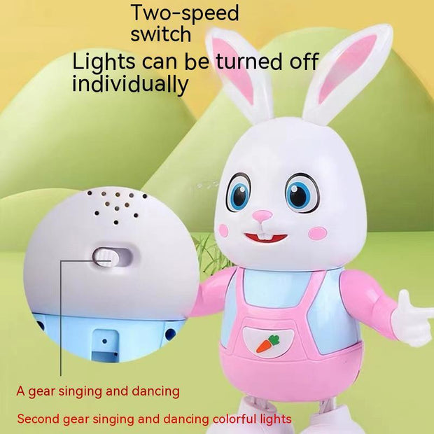 Dancing Swing Xiaomengtu Robot Toy - Light Music Dancing Swing Drum