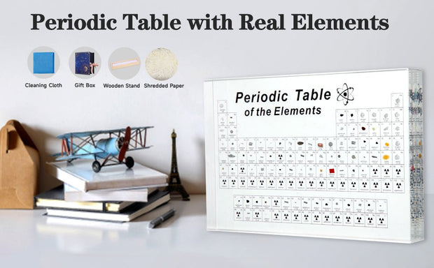 Acrylic Periodic Table of Real Elements Inside