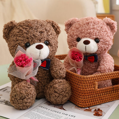 Rose Bear Doll Girls Valentine's Day Gift - TRADINGSUSAPink25cmRose Bear Doll Girls Valentine's Day GiftTRADINGSUSA