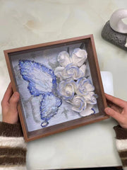 Handmade DIY Butterfly Rose Photo Frame Material Package - TRADINGSUSAWithout LightsMaterial PackageHandmade DIY Butterfly Rose Photo Frame Material PackageTRADINGSUSA