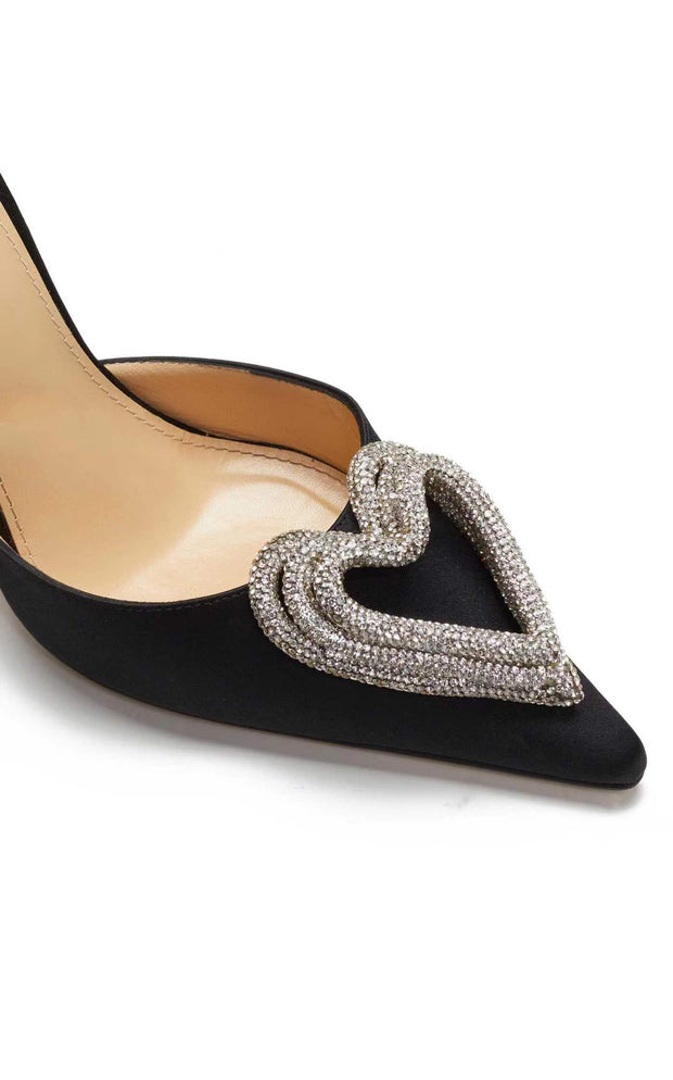 Women's Fashionable All-match Heart-shaped Rhinestone Sandals
