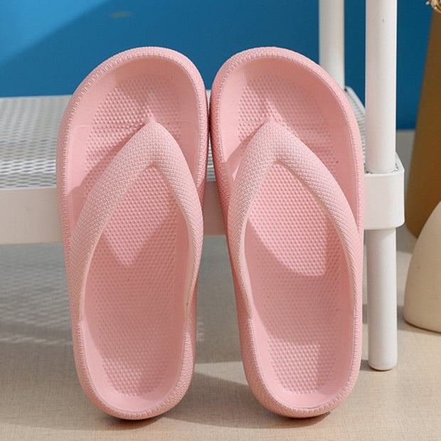 Clip Toe Shoes Eva Non-Slip Slippers Soft Sole Flip Flops Women Thick Bottom Bathroom Slides Summer - TRADINGSUSAPink36and37Clip Toe Shoes Eva Non-Slip Slippers Soft Sole Flip Flops Women Thick Bottom Bathroom Slides SummerTRADINGSUSA