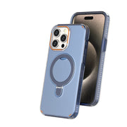 New Colorful Magnetic Bracket Phone Case - TRADINGSUSASapphire BlueIP15ProMaxNew Colorful Magnetic Bracket Phone CaseTRADINGSUSA