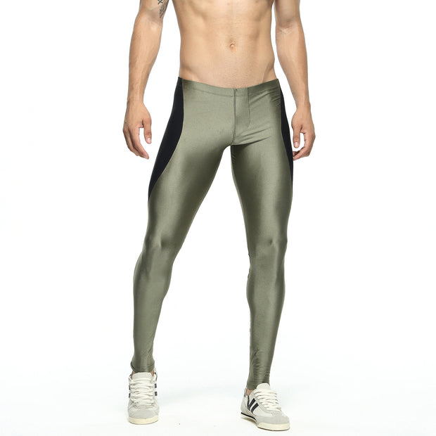 Nylon Men's Gym Pants Ninth - TRADINGSUSAArmy GreenSNylon Men's Gym Pants NinthTRADINGSUSA