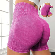 High-waisted Hip-lifting Fitness Pants Solid Color Quick-drying Tight - TRADINGSUSA
