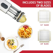 Kitchen Gadget Electric French Fry Cutter With Blades Stainless Steel Vegetable Potato Carrot For Commercial Household - TRADINGSUSABlackAUKitchen Gadget Electric French Fry Cutter With Blades Stainless Steel Vegetable Potato Carrot For Commercial HouseholdTRADINGSUSA