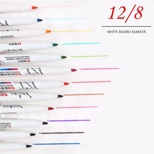 NEWColor Whiteboard Markers Water-based Erasable Marker Pen - TRADINGSUSA12colors packingNEWColor Whiteboard Markers Water-based Erasable Marker PenTRADINGSUSA