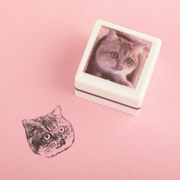Custom-Made Pet Portrait Stamp DIY For Dog Figure Seal Personalized Cat Doggy Customized Memento Chapter - TRADINGSUSAOffwhite with black borderCustom-Made Pet Portrait Stamp DIY For Dog Figure Seal Personalized Cat Doggy Customized Memento ChapterTRADINGSUSA