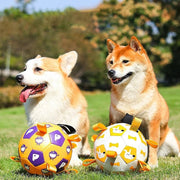 Dog Interactive Football Toys Children Soccer Dog Outdoor Training Balls Pet Sporty Bite Chew Teething Ball With Cute Printing - TRADINGSUSAPuppy WhiteDiameter 15cmDog Interactive Football Toys Children Soccer Dog Outdoor Training Balls Pet Sporty Bite Chew Teething Ball With Cute PrintingTRADINGSUSA