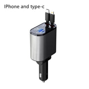 Metal Car Charger 100W Super Fast Charging Car Cigarette Lighter USB And TYPE-C Adapter - TRADINGSUSAMetal Silver Gray100WMetal Car Charger 100W Super Fast Charging Car Cigarette Lighter USB And TYPE-C AdapterTRADINGSUSA